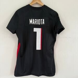 Nike Atlanta Falcons On‎ Field Jersey Mariota #1 Black NFL Women's Medium